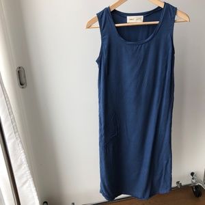 atelier b Sleeveless Blue Tencel Dress - Canadian Made 🇨🇦